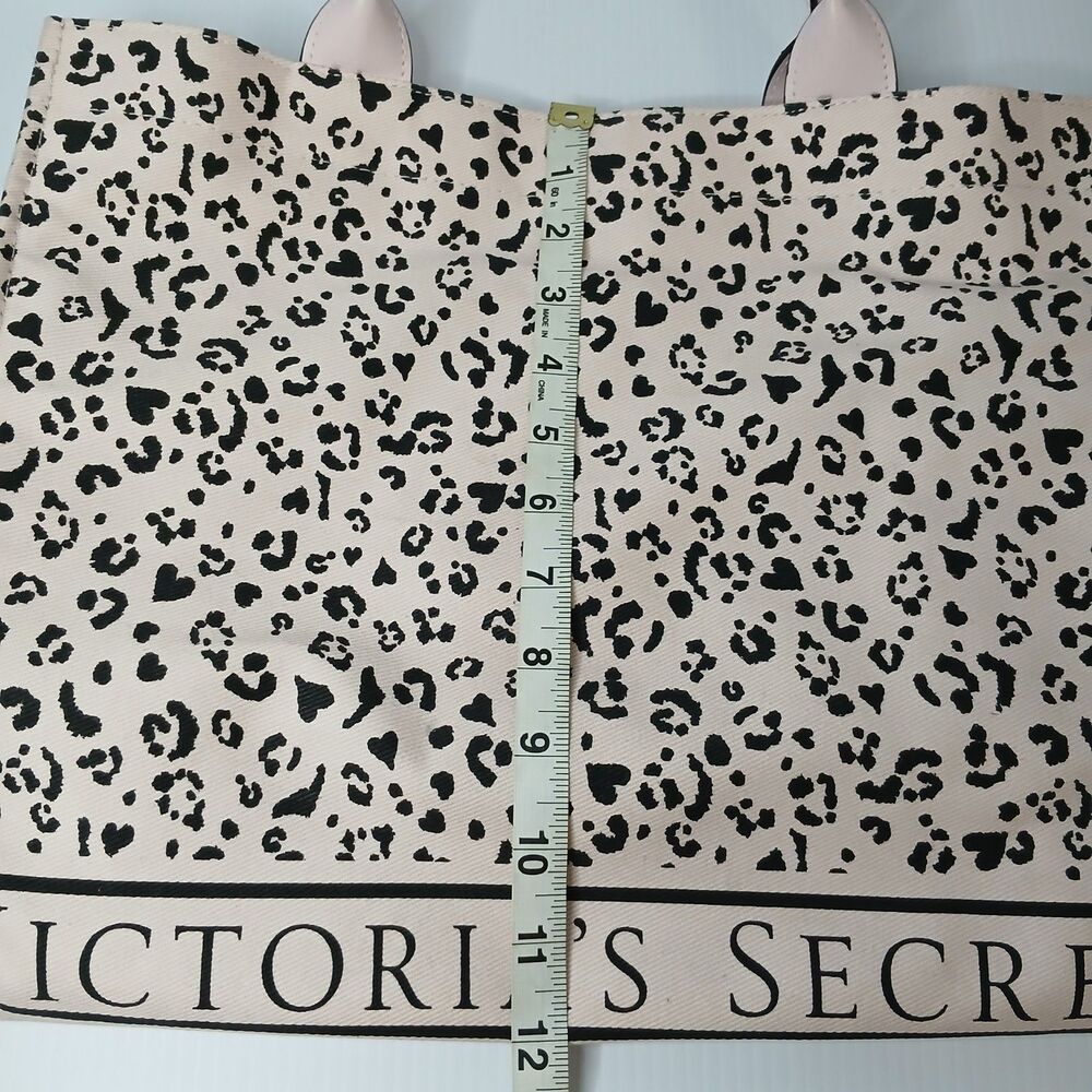 Victoria's Secret Y2K Leopard Print Logo Tote Bag - Picture 13 of 14